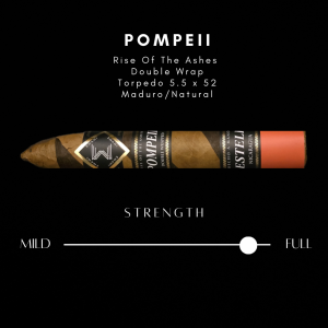 Pompeii Rise of The Ashes Double Wrap Torpedo Cigar