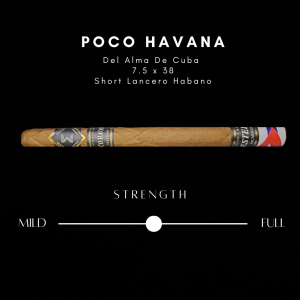 Poco Havana Del Alma De Cuba Habano Lancero Cigar