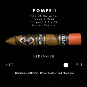 Pompeii Rise of The Ashes Double Wrap Torpedo Cigar