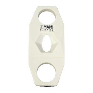 V-Cut Emami Cigar Cutter (Matte White with Black Logo)