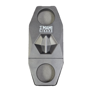 V-Cut Emami Cigar Cutter (Matte Black with White Logo)